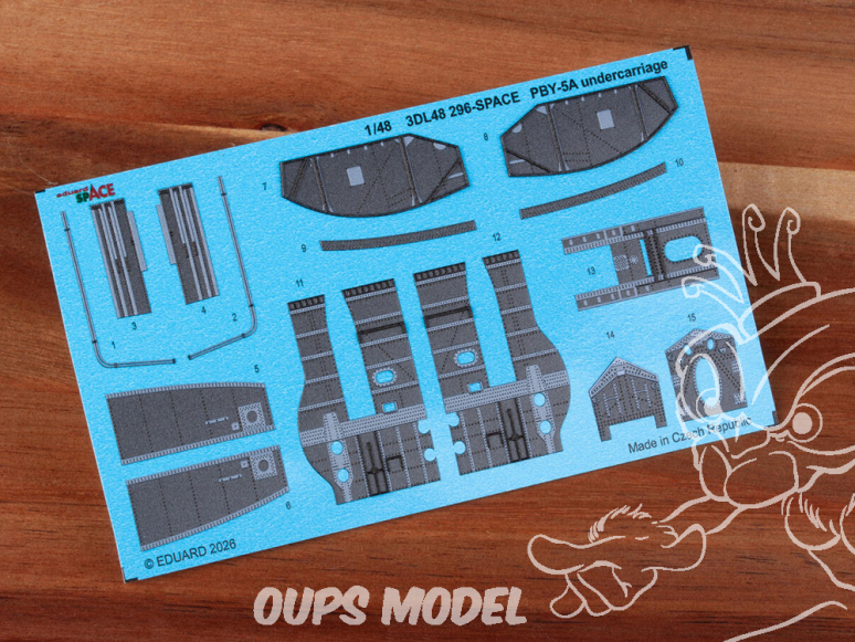 Eduard Space décalques 3D 3DL48296 PBY-5A Undercarriage Eduard / Revell 1/48
