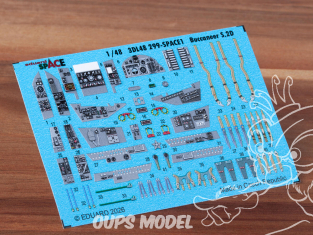 Eduard Space décalques 3D 3DL48299 Buccaneer S.2D Trumpeter 1/48