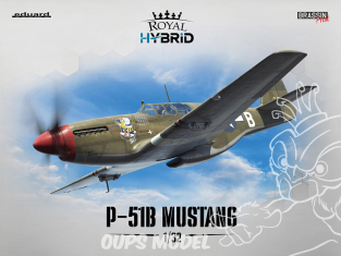 EDUARD maquette avion 932011 P-51B Mustang Royal Brassin Hybrid 1/32