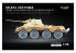 ScaleX accessoire militaire WW-35024W Sd.Kfz. 234 Puma V2+V2+V1+V3 set de roues affaissées Drag / Mini / RFM / Italeri / Ak 1/35