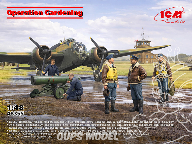 Icm maquette avion 48355 Operation Gardening 1/48