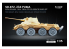 ScaleX accessoire militaire WW-35025W Sd.Kfz. 234 Puma V1+V1+V4+V3 set de roues affaissées Drag / Mini / RFM / Italeri / Ak 1/35