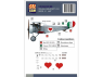 Copper State Models D32-006 Decals Nieuport XVII Italien Serg. E. Luit 1/32