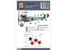 Copper State Models D32-004 Decals Nieuport XVII Italien Giulio Poli 1/32
