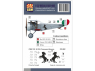 Copper State Models D32-002 Decals Nieuport XVII Italien Francesco Barcca 1/32