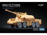 ScaleX accessoire militaire WM-72012 ShKH vz.77 DANA TO-3 15.00-21 set de roues ordinaires Hobby Boss 1/72