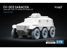 ScaleX accessoire militaire WM-72015W FV-603 Saracen TRAK GRIP 12.00-20 set de roues affaissées Ace 1/72