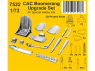 Cmk kit resine 7532 Kit d'amélioration pour CAC Boomerang pour maquettes Special Hobby 1/72