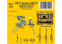 CMK kit resine 4519 DB-7 Boston Mk.III Mitrailleuses ventrale et dorsale pour kits HK 1/48