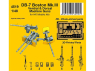 CMK kit resine 4519 DB-7 Boston Mk.III Mitrailleuses ventrale et dorsale pour kits HK 1/48