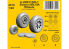 CMK kit resine 4518 Roues pour A-20B/C/DB-7 Boston Mk.III pour kits HK Models 1/48