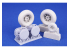 CMK kit resine 4518 Roues pour A-20B/C/DB-7 Boston Mk.III pour kits HK Models 1/48