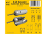 CMK kit resine 4517 Pod de canon externe pour Marauder pour kits ICM 1/48