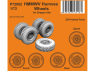 Special Hobby 3D Print militaire P72052 Roues pour HMMWV Humvee kit Dragon 1/72