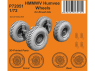 Special Hobby 3D Print militaire P72051 Roues pour HMMWV Humvee kit Revell 1/72
