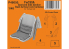 Special Hobby 3D Print P48050 Protection dorsale et latérale pour siège et section Fw190A sans harnais kits Tamiya 1/48