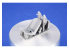 Special Hobby 3D Print P48050 Protection dorsale et latérale pour siège et section Fw190A sans harnais kits Tamiya 1/48