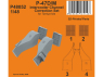 Special Hobby 3D Print P48052 Kit de correction du conduit d'échangeur pour P-47D/M Set kits Tamiya 1/48