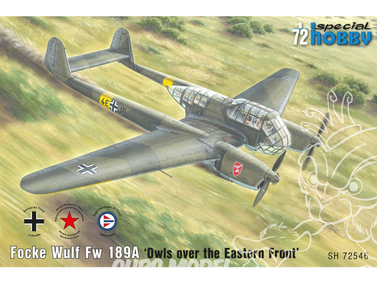 Special Hobby maquette avion 72546 Focke Wulf Fw 189A Des hiboux au-dessus du front de l'Est 1/72