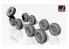Armory Models kit d'amélioration AC7300 Roues LAV-25 avec pneus 325/85 R16 XML 1/72