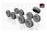 Armory Models kit d'amélioration AC7300 Roues LAV-25 avec pneus 325/85 R16 XML 1/72