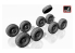 Armory Models kit d'amélioration AC7300 Roues LAV-25 avec pneus 325/85 R16 XML 1/72