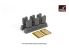 Armory Models kit d'amélioration AC7315 Bidons Soviétiques 20l x6 1/72