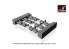 Armory Models kit d'amélioration AC7334b M1 Abrams milieu de production chenilles (dents pleines) avec barbotins 1/72