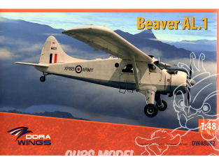 Dora Wings maquette avion DW48062 Beaver AL.1 (DHC-2) Army Liaison Aircraft 1/48