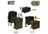 Green Stuff 14517 Mallette de transport pour les miniatures - M - Édition Camouflage