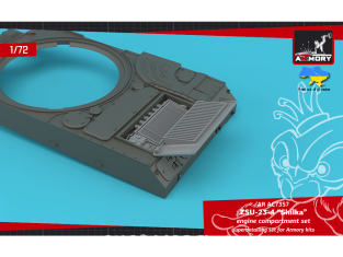 Armory Models kit d'amélioration AC7357 ZSU-23-4 Shilka compartiment moteur 1/72