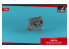 Armory Models kit d'amélioration ACA4817 Moteur BMW D.IIIa 230hp Allemand WWI 1/48