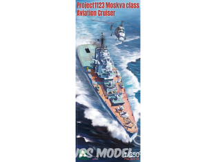 Takom maquette bateau 6019 Croiseur porte-hélicoptères classe Moskava Project 1123 1/350