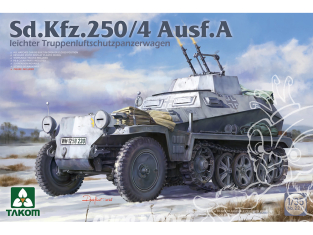Takom maquette militaire 2211 Sd.Kfz.250/4 Ausf.A Leichter Truppenluftschutzpanzerwagen 1/35