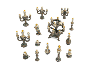 Green Stuff 13641 Bougeoirs​ 1:48-1:35