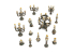 Green Stuff 13641 Bougeoirs​ 1:48-1:35