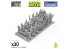 Green Stuff 13641 Bougeoirs​ 1:48-1:35