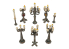 Green Stuff 13636 Chandeliers 1:48