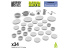 Green Stuff 13634 Vaisselle​ 1:48 1:35