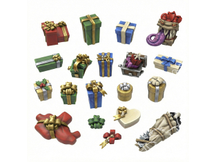 Green Stuff 13596 Boîtes Cadeaux 1:48 1:35