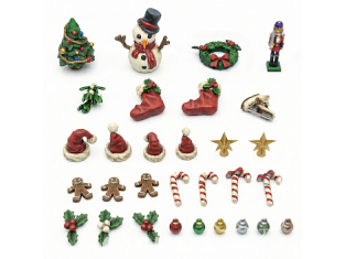 Green Stuff 13595 Set de Décorations de Noël 1:48–1:35