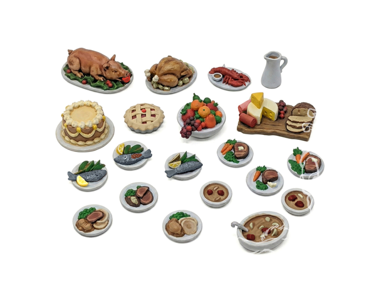 Green Stuff 13597 Nourriture de Banquet 1:48-1:35
