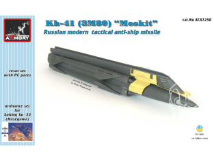 Armory Models kit d'amélioration avion ACA7250 Kh-41 (3M80) "Moskit" (SSN-22 "Sunburn") missile tactique antinavire guidé 1/72 Armory Models kit d'amélioration avion ACA7250 Kh-41 (3M80) "Moskit" (SSN-22 "Sunburn") missile tactique antinavire guidé 1/72