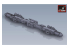 Armory Models kit d'amélioration avion ACA7268c OFAB-100-120 Bombes explosives 100kg avec MZBD-U4T 8 bombes + 2 supports 1/72