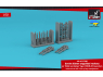 Armory Models kit d'amélioration avion ACA7280 82mm M-8 Roquettes non guidées sur lanceurs 3ROB-82 atelier de campagne 1/72
