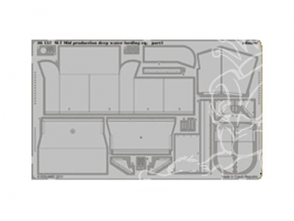 Eduard photodecoupe militaire 36157 Deep water Fording equipement M-7 Mid production 1/35