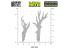 Green Stuff 13300 Branches d'arbre cassées 1:72-1:48-1:35