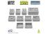 Green Stuff 12684 Caisses en bois avec nourriture 1:48 1:35