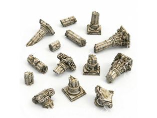 Green Stuff 12386 Ruines de colonnes grecques 1:48 1:35