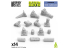 Green Stuff 12386 Ruines de colonnes grecques 1:48 1:35